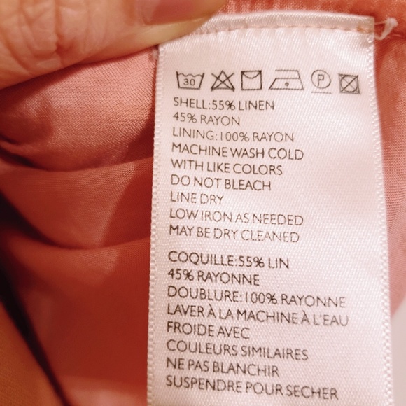 BDG Linen/Rayon Strapless Dress...10 - Picture 7 of 7